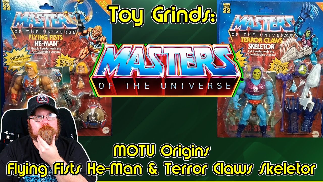 Flying Fists He Man and Terror Claws Skeletor Review