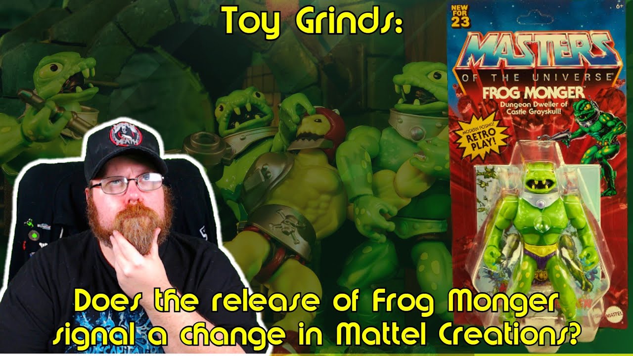 Does the release of the MOTU Origins Frog Monger Signal a change in Mattel Creations?